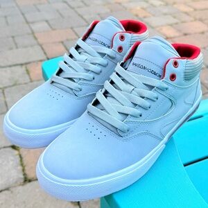 Mens DC x Star Wars Josh Kalis Mid Skateboard Shoes Grey ADYS300717 US Sz 10.5